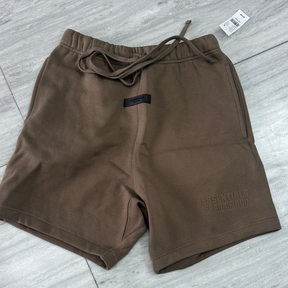 Essentials Athletic Shorts in Brown